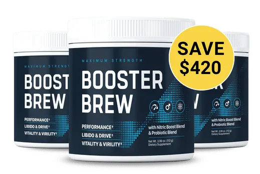 Booster Brew 3 bottles package