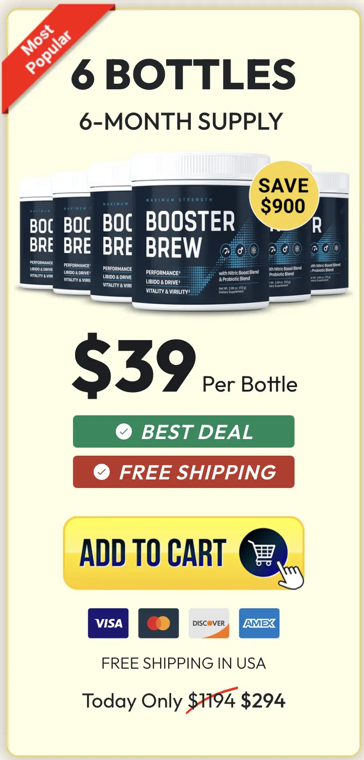Booster Brew Buy Six Bottles